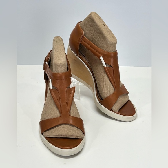 CAMPER Tan LIMI T Strap wedge sandal size  37/7US - Picture 3 of 8